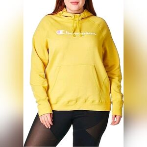 NWOT Champion Women's Hoodie Powerblend Logo Fleece Athletic Activewear Size S